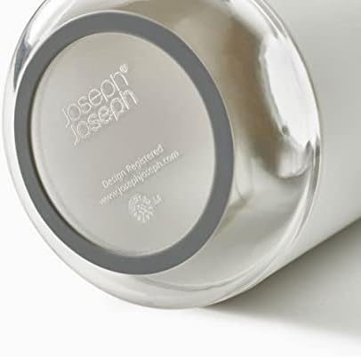 Joseph Joseph Presto Hygienic Bathroom Soap pump dispenser, refillable  Stone