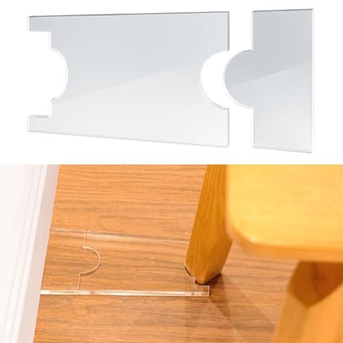 Duvcoywae Butée pour Cadre De Lit - Antidérapant Anti-Rayures Acrylique Transparent,Ensemble De Butées Lit Et Butoirs Mur | pour Canapé Armoire Table Usage Domestique Appartement Hôtel Usage – vue 3