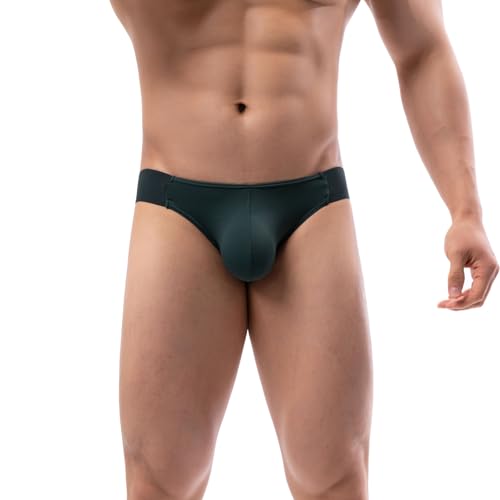 Summer Code Mens Bikini Briefs Soft Breathable Bulge Pouch Underwear Micro Mesh Panties Scrunch Butt Underpants, 4 Pack Assorted C, Medium