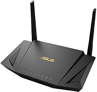 ASUS RT-AX56U AX1800 WiFi 6 Dual-Band WiFi Router, Lifetime Internet Security with AiProtection