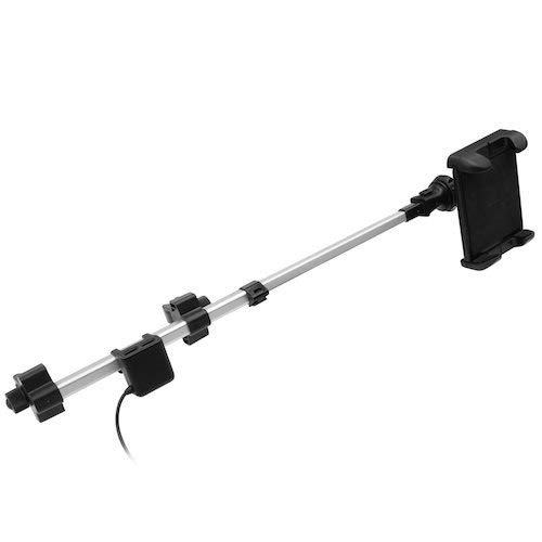 Soporte de coche para iPad Macally HRMOUNTPRO4UAC para viajes familiares en carretera 5