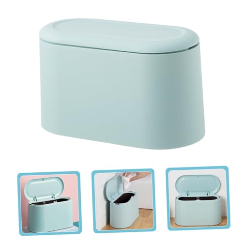 Caneca de basura mini rectangular azul LABRIMP 3L miniatura 4