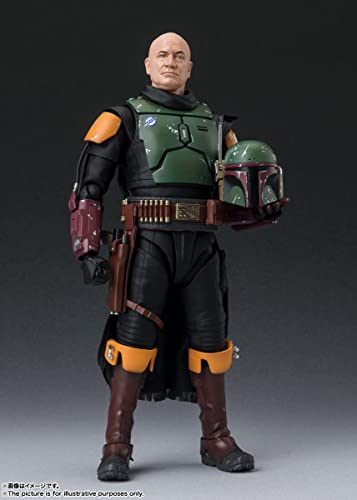 Image of S.H. Figuarts Boba Fett (Star Wars: The Book of Boba Fett) Approx. 6.1 inches (155 mm), AVS, PVC & Fabric, Pre-Painted Action Figure