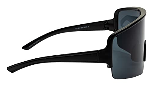 Oversized Mirrored Sunglasses Retro Reflective Non-Polarized 80s 90s Vintage Visor Sunglasses Womens Mens3