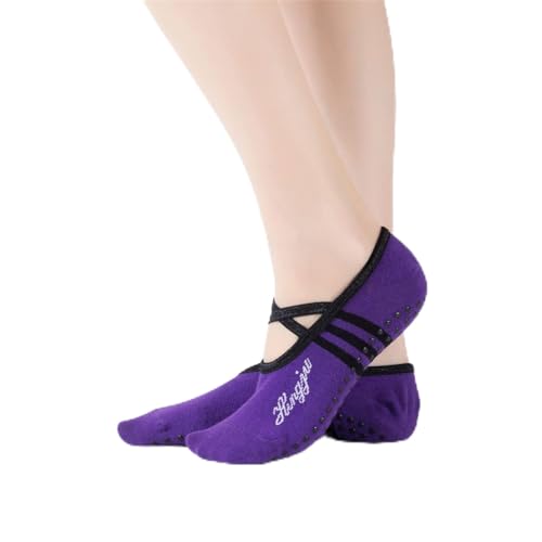 Calcetines de yoga y pilates ZYC con agarre antideslizante para mujer pack de 3