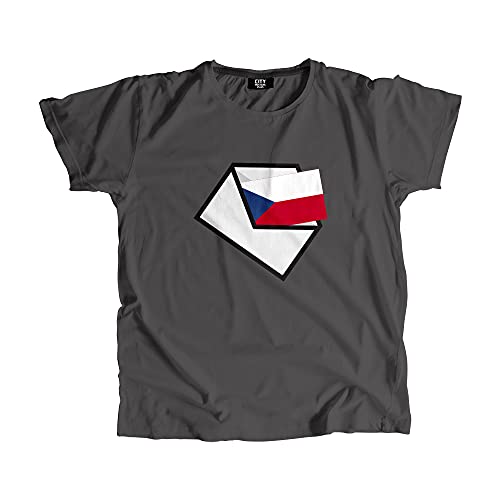 T-shirt Czech Republic Mail, le haut unisexe confortable et intemporel