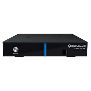 GigaBlue UHD IP 4K Multimedia Mulitroom – 2160P Digital Ultra HD Receiver – DVB-S2X Tuner, Multistream – HDMI, SD-kaartlezer, Astra vooraf geïnstalleerd, USB 3.0, internetradio, HDR10, incl. HDMI-kabel