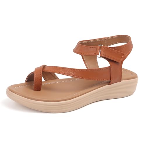 Image of Vendoz Women Stylish Slippers Wedges I Flat Slip on Sandals I Stylish and Casual for Everyday use I Comfortable & Lightweight for Girls & Ladies