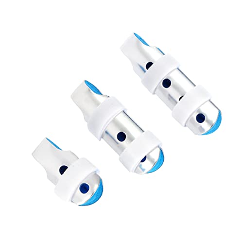 NULYLU Splint Phalanx Fixation Clamp 3 Sizes Pack Comfortable Protective and Breathable for Healing