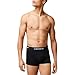 Lacoste Men's Cotton Stretch Essentials Trunks, 5-pack, Black With Black Waistbands (New), X-Large