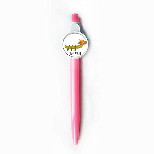 Stylo à bille rétractable motif Taïwan Dragon Boat pour vos carnets de voyage
