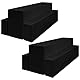 Lumaycens 2 Pack Bierbank Hussen & Biertisch Husse 3er-Set, 220 x 50 x 80 cm in Bierzeltgarnitur, Biertischhusse Premium für 50 cm Blickdicht waschbar Tisch für Outdoor-Bankette (schwarz)