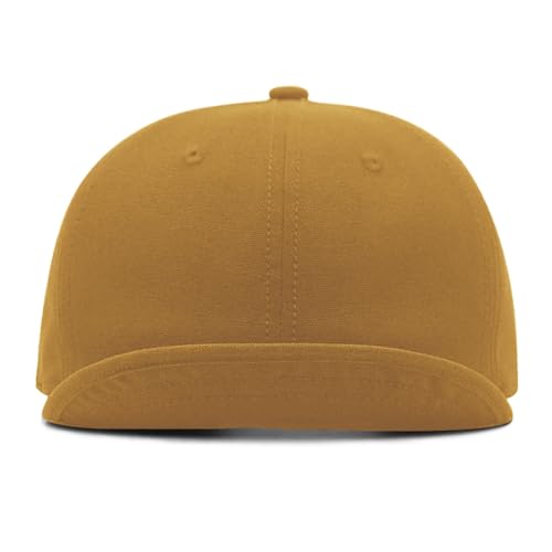 Image of FASHIXD XXL Up-Turn Short Brim Baseball Cap for Men Short Bill Trucker Hat Casual Peaked Cap