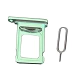 Draxlgon Dual SIM Card Tray Slot Holder Adapter for iPhone 11 XI A2221 A2111 A2223 6.1inch Green