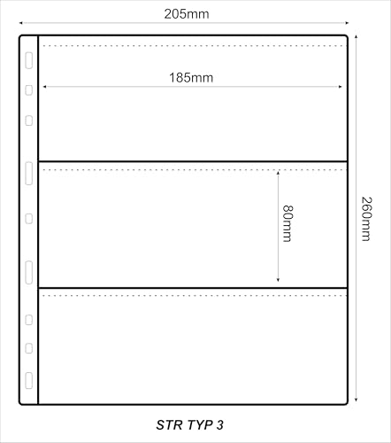 Geldalbum, zur Aufbewahrung und zum Schutz von verschiedenen Banknoten (Weiß)