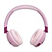 JBL Junior 320 BT, Kabellose On-Ear Bluetooth-Kopfhörer mit eingebautem Mikrofon für Kinder, 50 h Wiedergabe, JBL Safe Sound, geringer Lautstärke, einfacher Bedienung und Sticker-Set, Lila