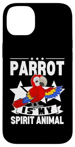 Parrot Is My Spirit �A�j�}�� �J���C�C���� �ʔ��� �I�E�� �X�}�z�P�[�X iPhone 14 Plus �p