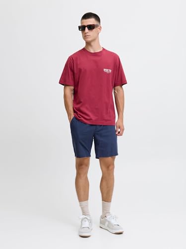 JACK & JONES Herren Chino Shorts Verjüngt Chino, Navy Blazer,XL – Ansicht 3