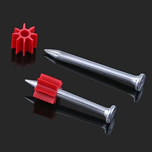 100pcs Cement Wall Steel Nail Shoot Nail Hardened Advertising Nails - (Color: 32mm)
