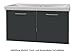 Produktbild PELIPAL Solitaire 9005 Set V128-2T: Keramik Waschtisch Villeroy & Boch Avento, Weiß + Unterschrank /