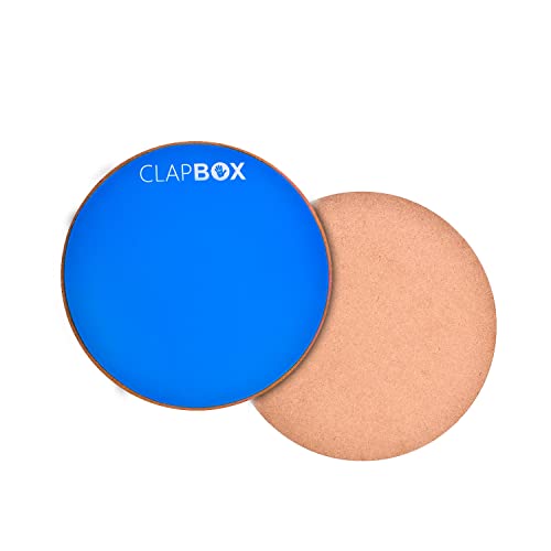 Image of Clapbox Drum Practice Pad - 8 inches, Blue, CB-PPD (Practice Pad only)