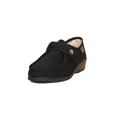 DOCTOR CUTILLAS 746 Zapatilla Velcro Confort Mujer Negro 37