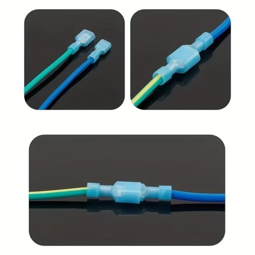 Cosses à sertir à fourche en nylon isolé pour câbles électriques x20 - 5