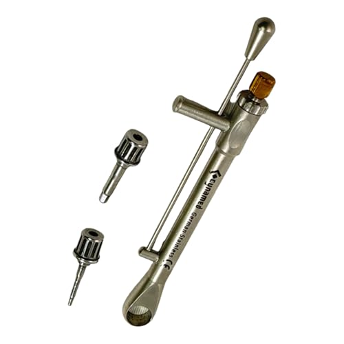 10-50NCM Torque Wrench Ratchet with Bit Driver 1.25mm & 2.42mm Torque Wrench Screwdriver Kit Ratchet Drivers Dental Dentistry Repair Tools Fully Autoclavable