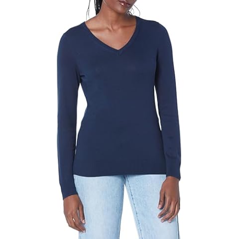 Amazon Essentials Women's Classic-Fit Navy Jumper Cover