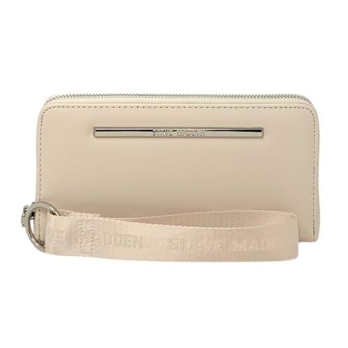 Image of Steve Madden Bzip-Web Zip Around Wristlet (Tapioca, One Size)