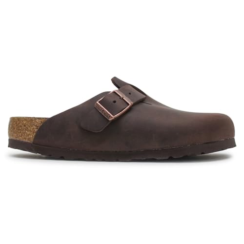Birkenstock Unisex Boston Soft Footbed, Habana Oiled Leather, 40 M EU