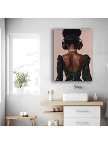 Impression sur toile de qualité supérieure mode africaine 50x75