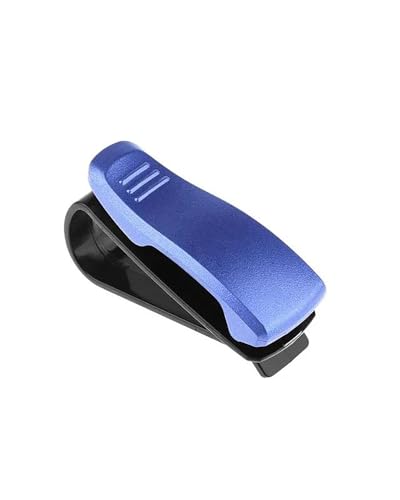 Support de lunettes pour voiture noir avec clip universel pour pare-soleil et ticket
