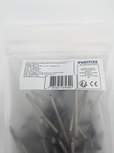 Selbstbohrende Schrauben, 3,5 x 13 mm, RAL 9010, Reinweiß, Zylinderkopf, Ph, verzinkt, 200 Stück