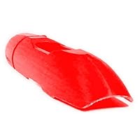 トップ・ギア LEDヘッドライト専用 防眩シェード キャットアイVOLT-400適合 タイプA（ハンドル上部用） 遮光と微発光を実現する新コンセプト 自転車ライト専用 ミラーステッカー・インシュロックタイ付属 3Dプリンター成型（PLA） 日本製 「サイクリストの夜間走行をより安全により美しく」