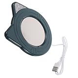 LABRIMP Einstellbarer Elektrischer Tassenwärmer mit USB Automatisches Aufwärmen für Kaffeetassen Tragbarer Heizuntersetzer für Milch Tee und Heiße Getränke Temperatur