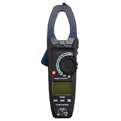 AmazonCommercial 1000A AC Clamp Meter, True RMS, NCV, Flashlight, 4000 Count