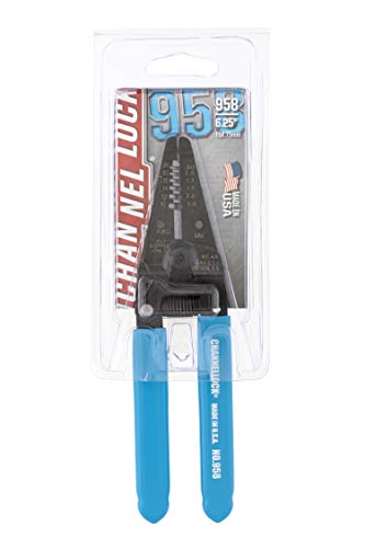 Channellock 958 6-1/4-Inch Wire Stripper And Cutter, Blue #TOP1