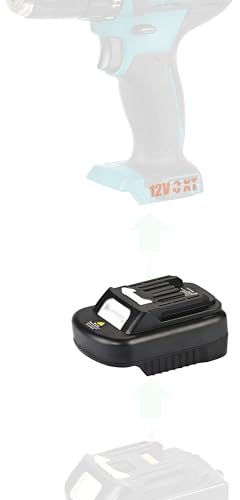 NovaQuantic Adapter for Makita 18V LXT BL1830 Battery to Power Tools for Makita 12V CXT – No Charging, Low Voltage Protection, Adapter Only