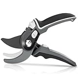 剪定ばさみ Pycuse 剪定バサミ 剪定鋏 2段階調節可能 SK85高炭素鋼 アルミ合金 枝切りバサミ 園芸ハサミ 園芸用はさみ 錆びにくい 開口部35mm 軽量化アルミハンドル 握りやすい