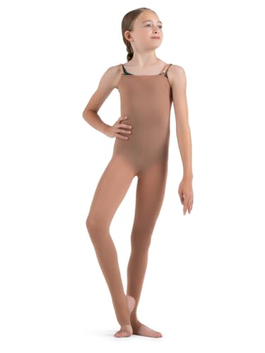 Collant de danse étrier pour fille en microfibre premium ultra douce