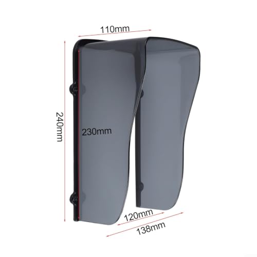 Protection contre les intempéries robuste et durable pour interphone et serrure à code - 8