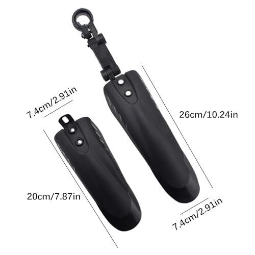 Protector de barro de bicicleta ajustable para solucionar las salpicaduras traseras en rutas 5