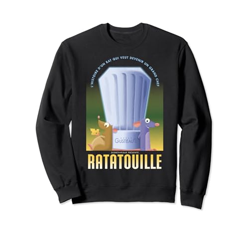 Sweat Ratatouille pull Disney Pixar Emile et Remy affiche Gusteau homme femme