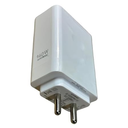 Image of Original 160W Super VOOC Fast Charging Adapter Compatible with One-Plus Fold, Pad, 11 Pro,11,11R, 10T, 10 Pro, 10R, 9 Pro, 9, 9R, 9RT, 8T, Nord 2T, Nord 2, Nord CE 2 Lite (DEC97)