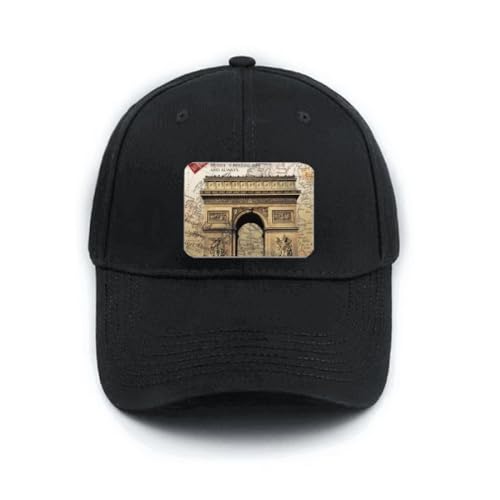 Casquette classique réglable noir no/no Arch of Triumphal Best Paris chapeau coton