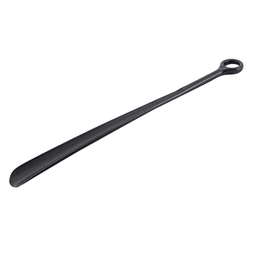 Vycowb Chausse-Pied Corne Chaussure Avec Manche Très Long En Plastique 18,5 Pouces Flexible Facile À Aide Caleçon Solide,1X Noir Cover