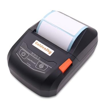 Mini Impressora Goldensky Térmica Portátil 58mm Bluetooth Sem Fio Compatível com Celular ou Computador (MTP 5M)