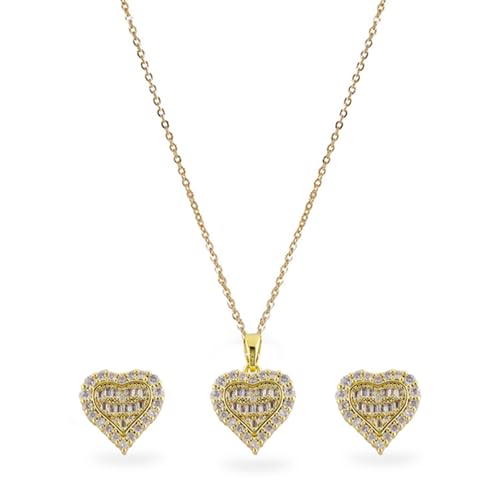 Image of Rubans Pendant Western Style Jewellery Set Gift for Women & Girls