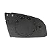 Left Outside Mirror Glass Compatible With Audi A3 A4 A4 Quattro A6 A6 Quattro S4 S6 Power w/Heat Non-Electrochromatic Replaces 8E0857535C 02 03 04 05 06 07 08 2002 2003 2004 2005 2006 2007 2008